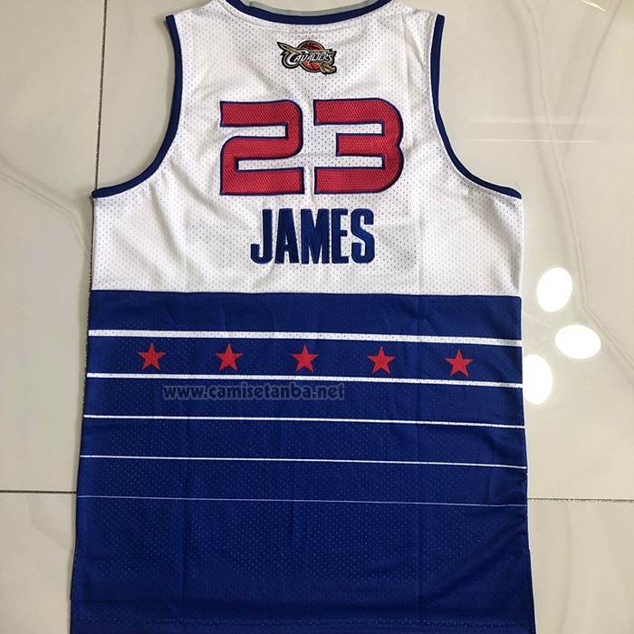 Camiseta All Star 2006 LeBron James #23 Azul Blanco